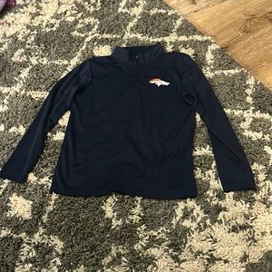 Denver broncos sweater,orange navy blue and white